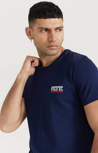 Polo Ralph Lauren T-Shirt Logo Sleepwear Tee Blå