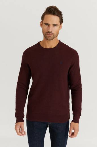 Polo Ralph Lauren Stickad Tröja Pima Textured Crew Neck Röd