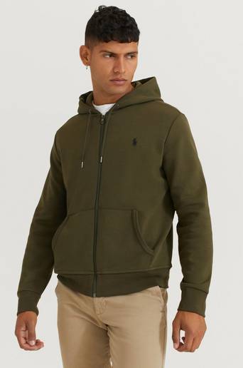 Polo Ralph Lauren Double Knit Zip Hoodie Grön