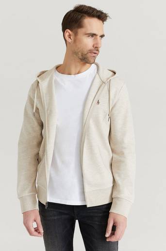 Polo Ralph Lauren Double Knit Zip Hoodie Beige