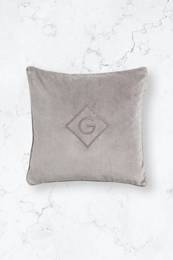 Gant Kuddfodral Velvet G 50x50 cm Grå