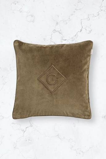 Gant Kuddfodral Velvet G 50x50 cm Grön