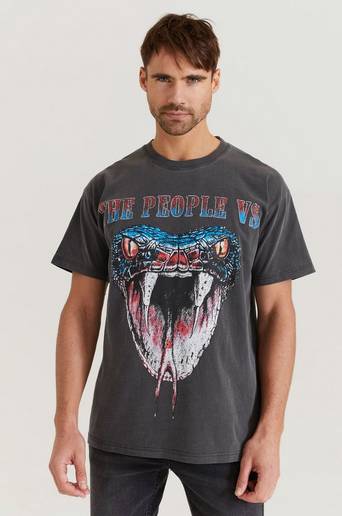 The People Vs. T-Shirt Venom Vintage Box Tee Svart