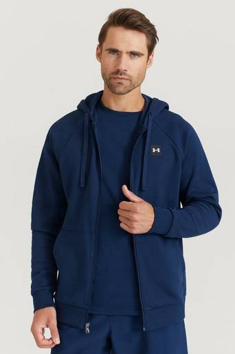 Under Armour Sweatshirt UA Rival Fleece FZ Hoodie Blå