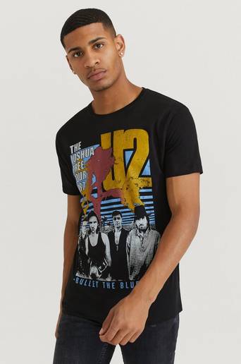 Rock Off T-Shirt U2 Tee Svart