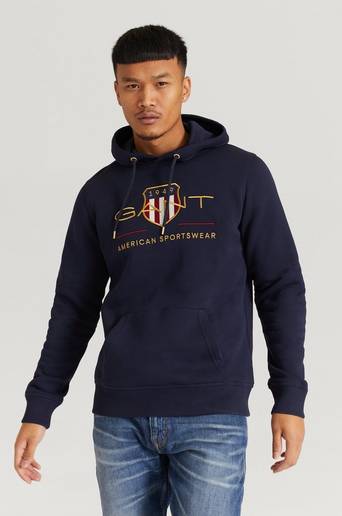 Gant Hoodie Archive Shield Hoodie Blå