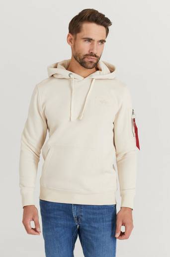 Alpha Industries Hoodie Back Print Hoody Vit