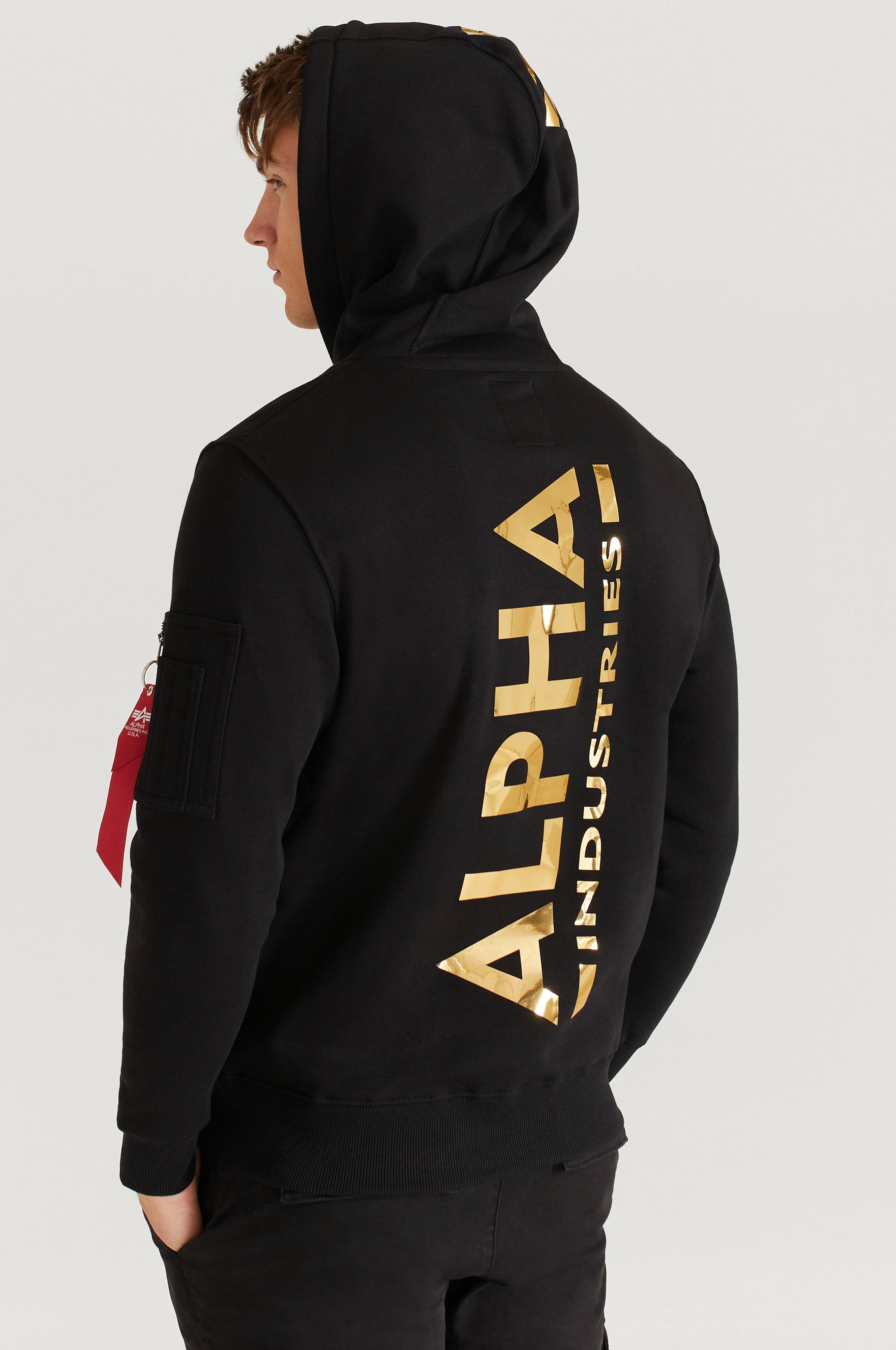 Sweats à Capuche Alpha Label Sweatshirt Homme Vert