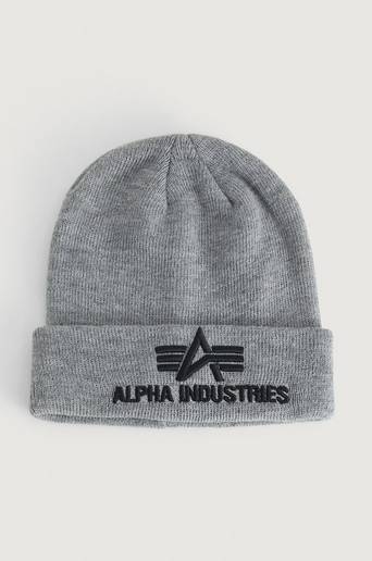 Alpha Industries Mössa 3D Beanie Grå