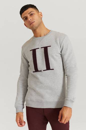 Les Deux Sweatshirt Encore Bouclé Sweatshirt Grå