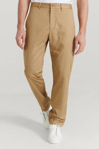 Wood Wood Marcus Light Twill Trousers Brun