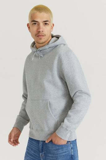 Wood Wood Hoodie Eddie Classic Hoodie Grå