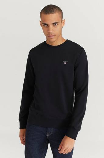 Gant Sweatshirt Original C-Neck Sweat Svart