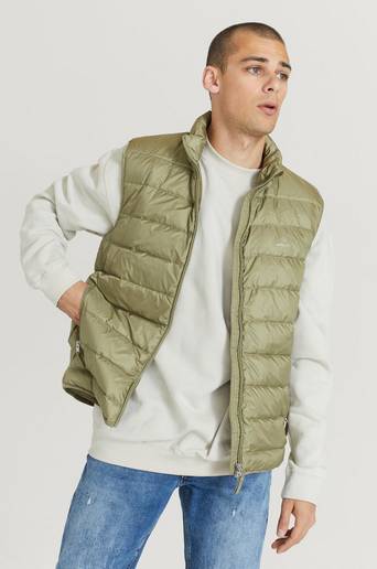 Gant Väst Light Down Gilet Grön