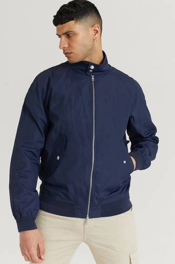 Gant Jacka D1. Nylon Harrington Jacket Blå