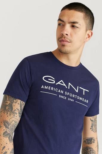 Gant T-Shirt MD. Summer SS T-Shirt Blå