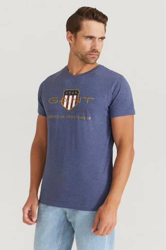 Gant T-shirt D2. Archive Shield SS T-shirt Blå