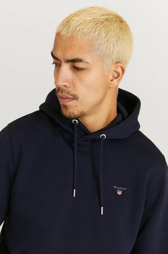 Gant Hoodie Original Sweat Hoodie Blå
