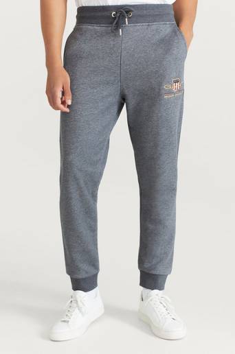 Gant Sweatpants D1. Archive Shield Sweatpants Grå