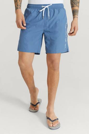 Gant Badshorts LC Lightweight Logo Swim Shorts Blå