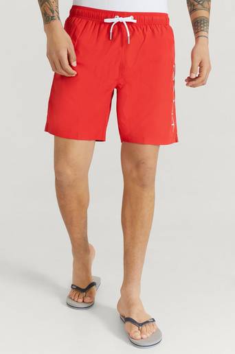 Gant Badshorts LC Lightweight Logo Swim Shorts Röd