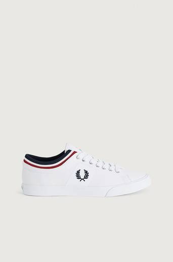 Fred Perry Sneakers Unders. Tip. Cuff Twill Vit