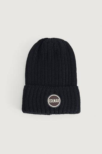 Colmar Mössa Ribbed Wool Hat Svart