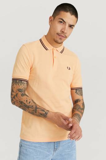 Fred Perry Piké Twin Tipped FP Shirt Orange