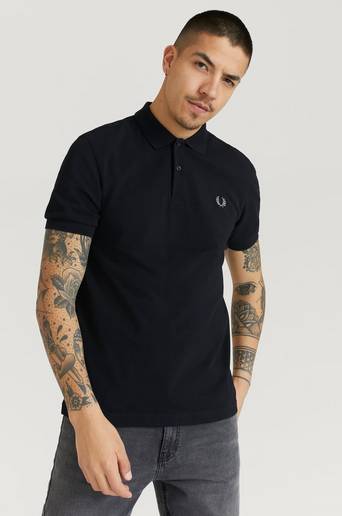 Fred Perry Piké Plain Fred Perry Shirt Svart