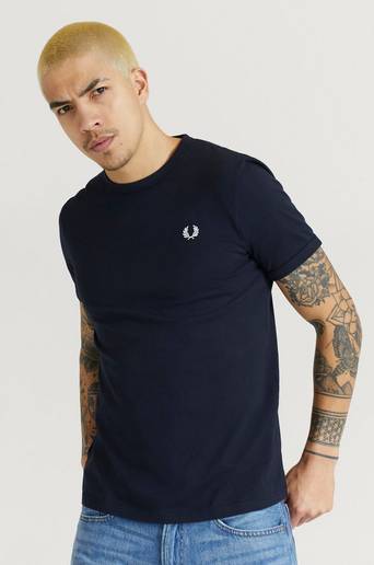 Fred Perry T-Shirt Ringer T-Shirt Blå