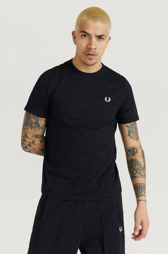 Fred Perry T-Shirt Ringer T-Shirt Svart