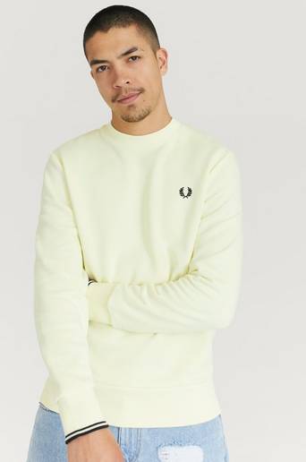 Fred Perry Sweatshirt C/N Sweatshirt Gul