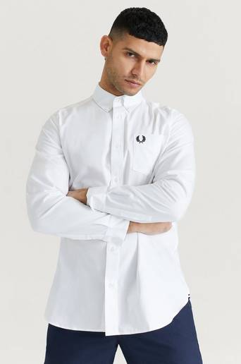 Fred Perry Skjorta Oxford Shirt Vit