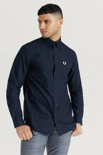 Fred Perry Skjorta Oxford Shirt Blå