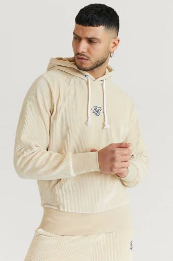 SIKSILK Hoodie Allure Corduroy Overhead Brun