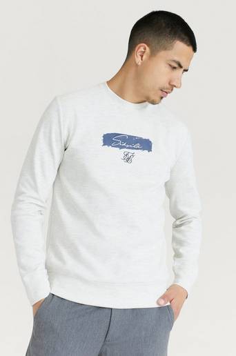 SIKSILK Sweatshirt Crew Sweat Grå