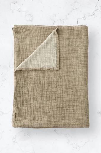 Studio Total Home Överkast Washed Cotton Bedspread Brun