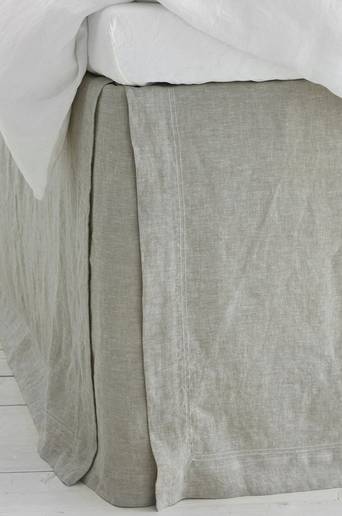 Studio Total Home Sängkappa Linen Chambray Bedvalance 60 cm Grön