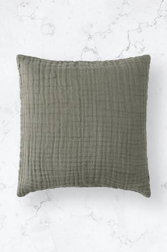 Studio Total Home Kuddfodral Light Linen Cushion Cover Grön