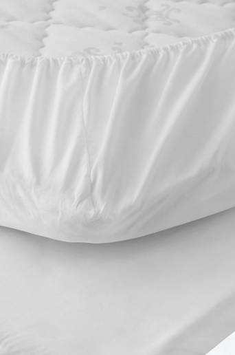 Studio Total Home Underlakan Cotton Percale Fitted Sheet Vit