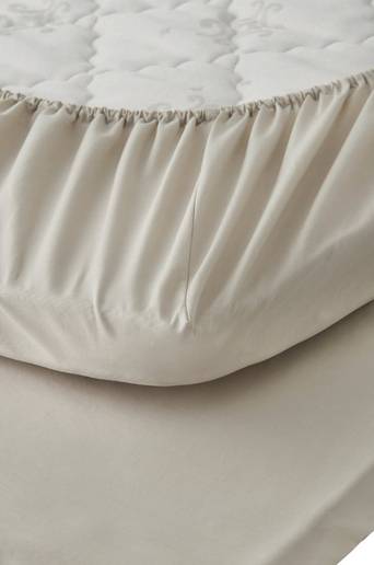 Studio Total Home Underlakan Cotton Percale Fitted Sheet Natur