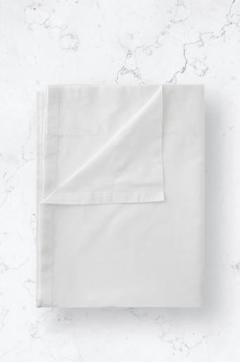 Studio Total Home Underlakan Cotton Percale Flat Sheet Vit