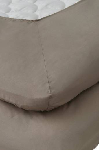 Studio Total Home Underlakan Cotton Percale Envelope Sheet Grå