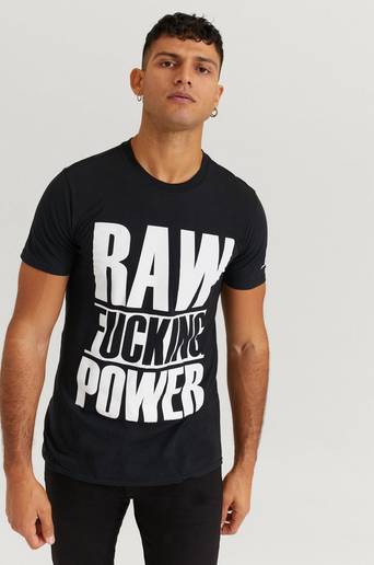 Rock Off T-Shirt Stooges Tee Svart