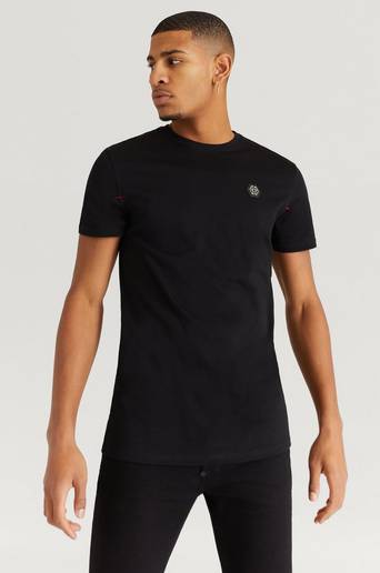 Philipp Plein T-shirt Round Neck SS Istitutional Svart