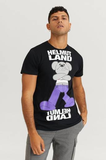 Helmut Lang T-Shirt Standard Tee PZ Masc Svart