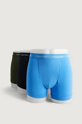 Calvin Klein Underwear Kalsonger Cotton Stretch Trunk 3-pack Grön