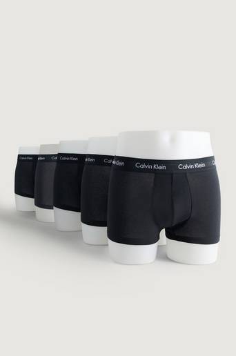 Calvin Klein 5-Pack Boxerkalsonger Low Rise Trunk Svart