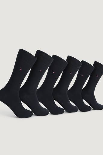 Tommy Hilfiger 6-Pack Strumpor TH Men Sock Classic 2P Svart