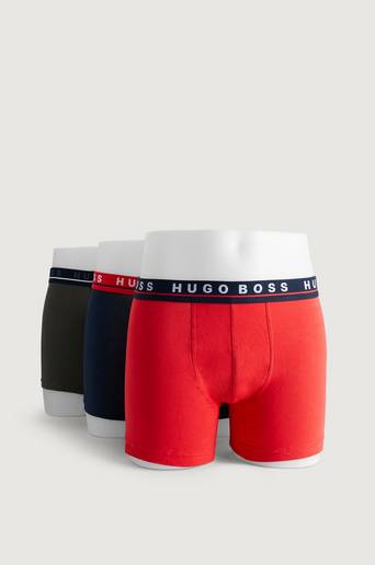 BOSS 3-Pack Boxer Brief Röd